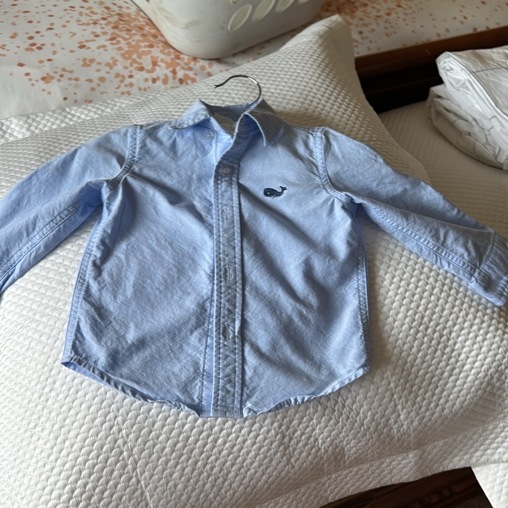 Little Me button up shirt. New condition. 18 months.